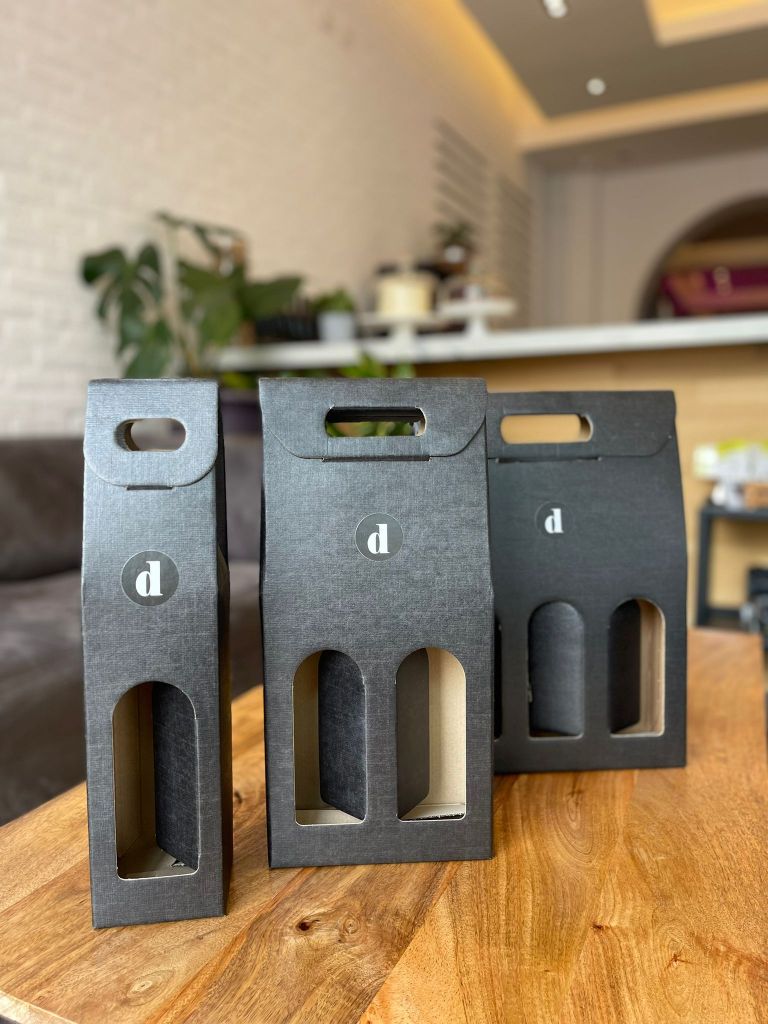 Gift Box Wine Carrier Downtown Winery